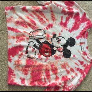 Tie dye Mickey Mouse crewneck